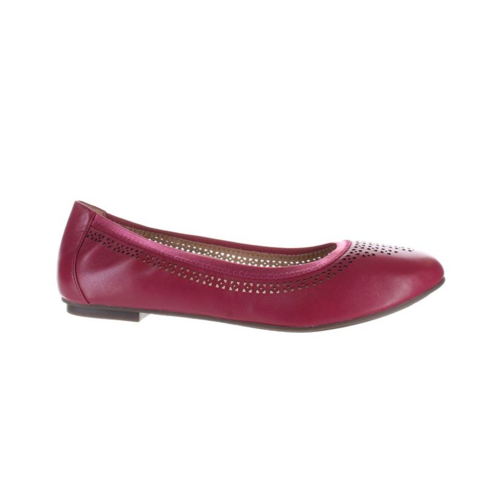 Vionic Womens Whisper Sangria Ballet Flats Size 9 Wide (C,D, W)